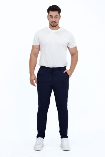rlt relax time Men's Slim Fit Diagonal Jogger Stretchy Pants