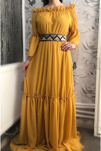 Ie Traditionala Madalina long stylized dress