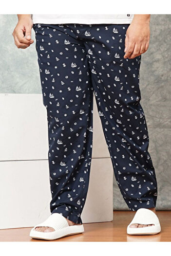 HardSoda By Styli Plus Men Regular Fit Nautical Print Lounge Pants