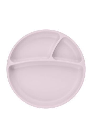 OiOi Vacuum Food Plate Portion - Misty Lilac