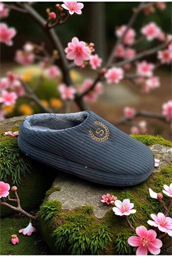 ALTUNTAŞ Women's Men's Indoor Anatomical Closed-Front Eva Sole Gift Slippers