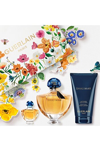 Guerlain Shalimar Women Set: EDP 50 ml + Mini EDP 5 ml + Body Lotion 75 ml
