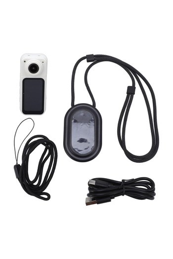 Generic Mini Rotate Body Camera – 1.47" HD Screen, 2.7K Thumb Camera with 180° Rotating Lens, Magnetic Mount