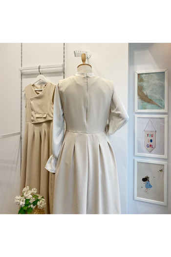 Faya Boutique Κρεμ κουρέματος με λεπτομέρεια με κουμπιά