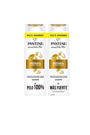 Pantene Set sampon pentru reparare si fortifiere, REPARA & PROTEGE CHAMPÚ, 2 x 325 ml