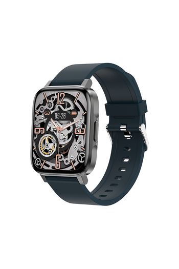 Twinkler Ceas Smartwatch TKY-F60, Albastru cu Monitorizare ritm cardiac, Tensiune arteriala