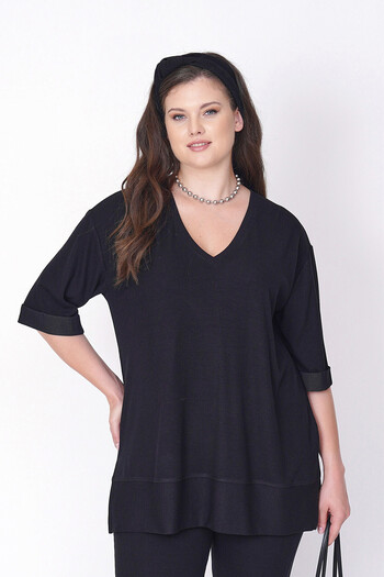Büyük Moda Twill Camisole T-Shirt Leggings Set