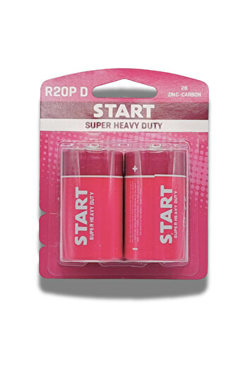 start Battery R20P D Zinc Carbon 1.5V – Set of 2 pieces