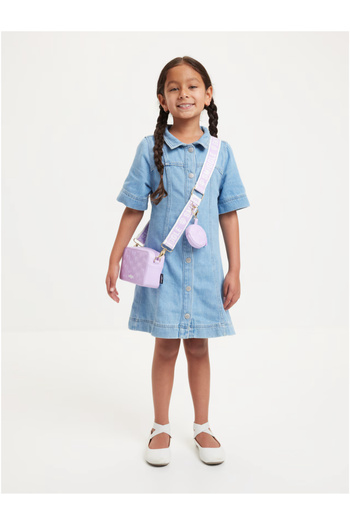 SMIGGLE Heart Embossed Mini Wallet Messenger Bag