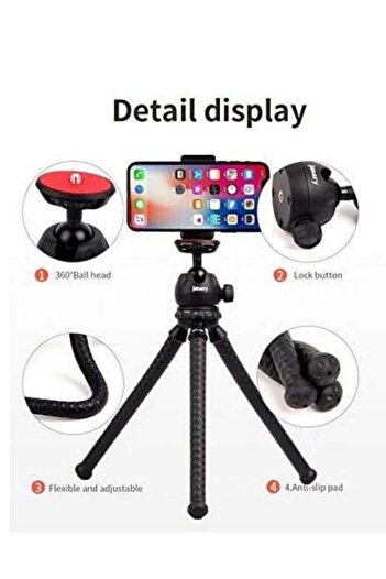 Generic Octopus Camera Tripod Flexible Mobile & Camera Tripod