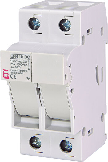 Eti Fuse disconnector, 10x38mm, direct current, 2P, 25A, EFH 10 DC, 002540203,
