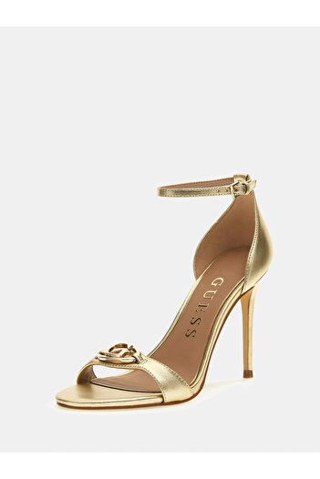 Guess Kabrina Kadın Sarı Deri Sandalet FLTKABLEM03-PLATI