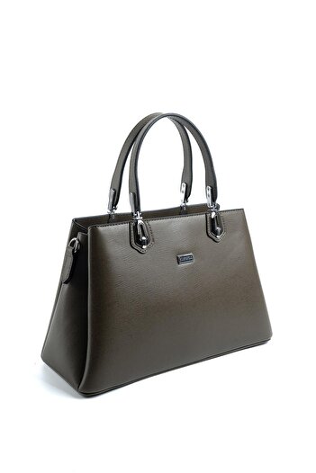 Silver Polo Silver & Polo Khaki Sp1253 Women's Handbag