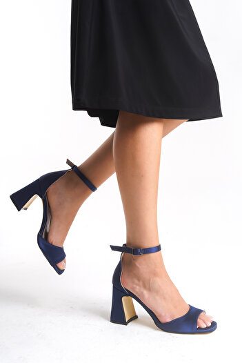 Shoesers Women's Ankle-Strap Elegant Single-Strap Thick Heel Shoes, Wedding Dress Wedding Shoes
