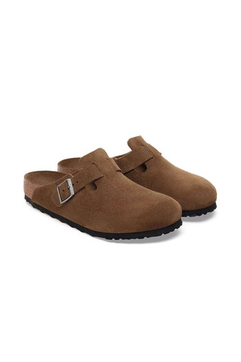Birkenstock Boston Sfb Vl Tonal Women's Slippers 1030861-20543 Brown