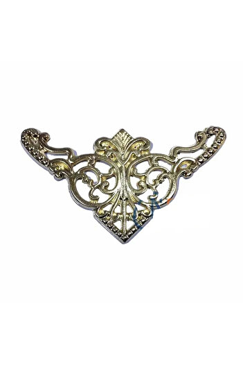 ÇERÇİCİ Decorative Corner Ornament, Corner Holder - Large, 31x55mm, Yellow, 1 Piece