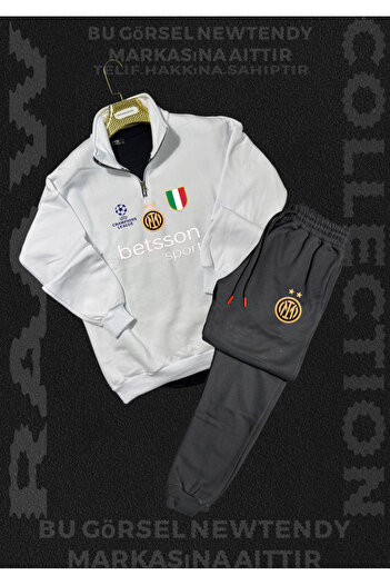 SimStone ✅ Stand Collar Zipper Sweatshirt and Winter Tracksuit Set Fan Combination Set of 2