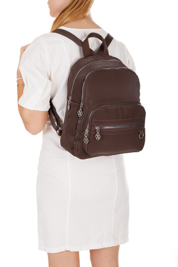 Adelina Bags Women's Casual Brown Backpack