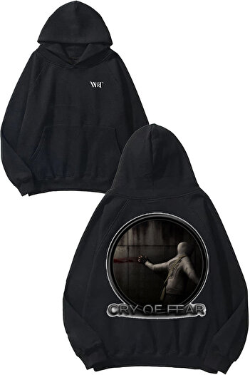 THEWERT Simon Henriksson 5 Design Back Printed Black Hooded Sweatshirt