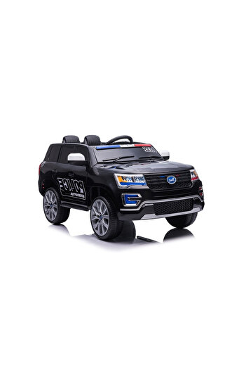 ALBADER Electric Ride On Car Police Ford with 2 Motors, Car Electric Vehicle Ford 12V Battery, Ride on Cars