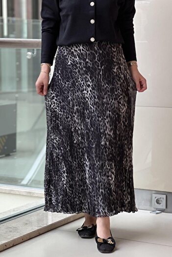 sentez giyim Synthesis Chiffon Cropping Skirt