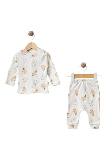 Dumledo Cookie Man Patterned 2-Piece Baby Pajama Set