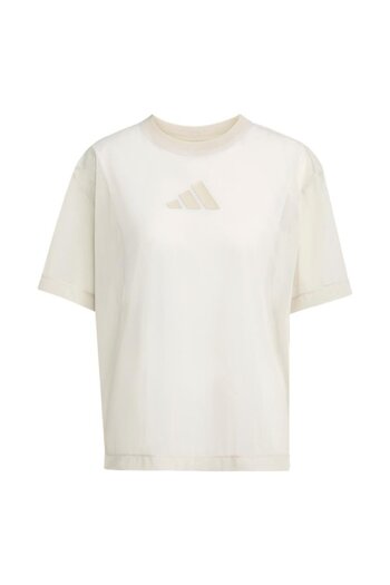 adidas Women's Beige T-Shirt W All Szn Sh t Jv9873