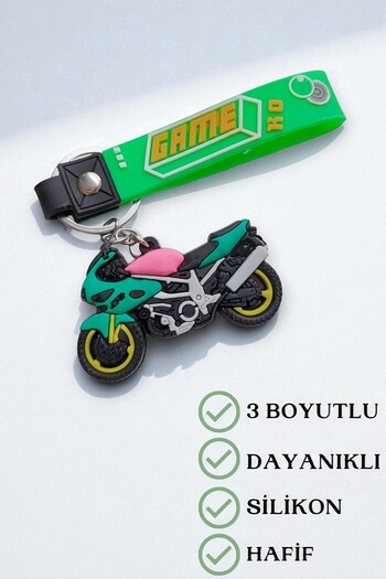 Lynare Motor Motorcycle Model 3D Silicone Biker Keychain 1Pcs