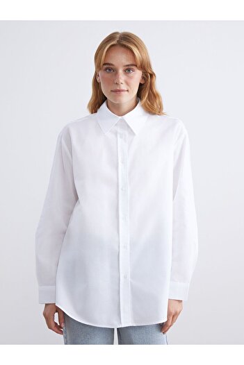 LC Waikiki Lcw Modest Oversize Women's Shirt Tunic
