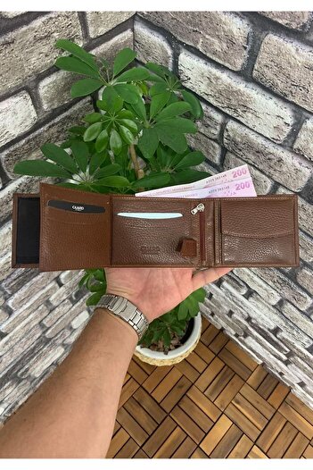 GUARD Ανδρικό πορτοφόλι κλασικό μοντέλο από γνήσιο δέρμα με θήκη για κέρματα - GRD250920WT208