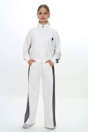 Jannock Girl's 100% Cotton Oversize Bottom & Top Long Sleeve Tracksuit Set-183