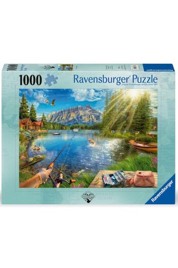 RAVENSBURGER Puzzle - Life at the Lake, 1000 Pieces