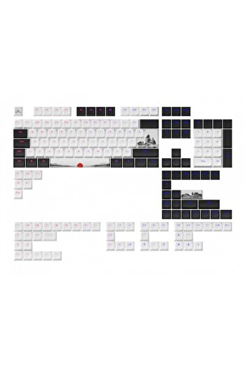 DARK PROJECT Set 177 Keyboard Buttons - Fuji for ANSI & ISO Layout