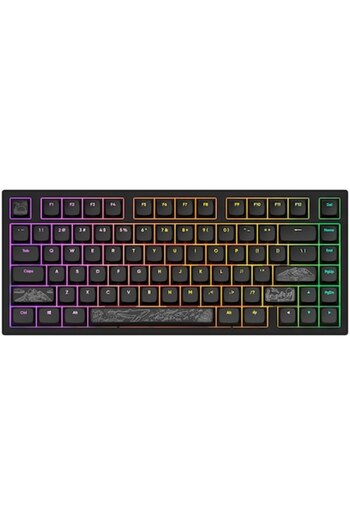 DARK PROJECT Tastatură mecanică de gaming ALU81A Terra Nostra, 81 de taste, RGB complet, comutator G3MS Moonstone