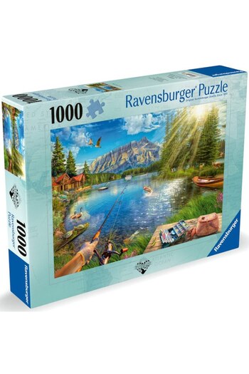 RAVENSBURGER Puzzle - Life at the Lake, 1000 Pieces