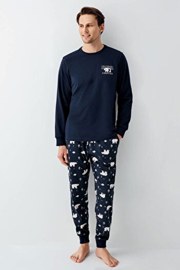 Rolypoly Father & Son Pajama Set, (Sold Separately), 100% Cotton, Long Sleeve, Polar Bear Printed