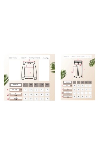 LİLLYPİCCA Girls' 2-Piece Set Character Patterned Sweatshirt and Wide Leg Pants