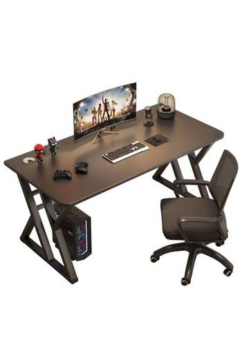 COOYA Gaming Desk,55 Inch PC Computer Desk,Home Office Desk Table Gamer Workstation,Simple Game Table