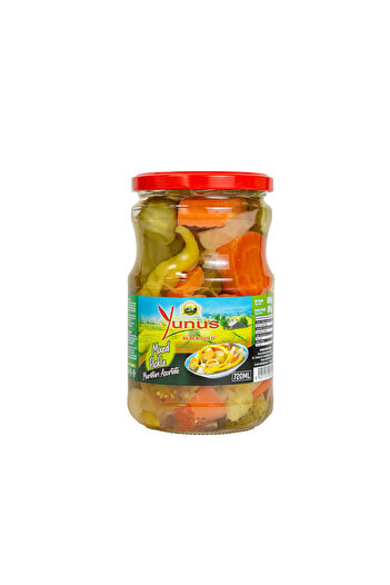 Yunus ASSORTED PICKLES JAR 720ML/680G