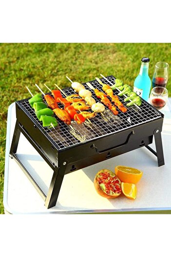 Primo Plus Best Portable Foldable Charcoal Grill, Charcoal Grill for Outdoor Cooking, Camping, Hiking, Picnics