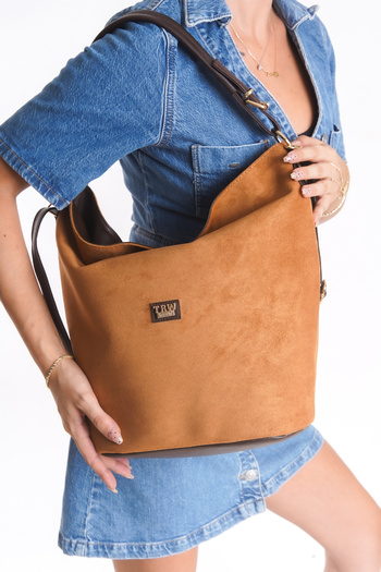 Solo Bag Women's Suede Soft Shoulder Handle Crossbody Bag