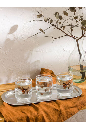 LC Waikiki Create Your Style from Uzg Store |   Printed Glass Cup Set of 3 280 ml