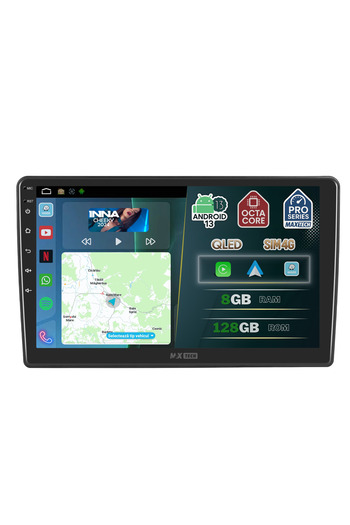 MaxTech Navigatie Audi A4 B6/B7 (2002-2008) & Seat Exeo (2008-2013) dedicata, 8 GB Ram 128 GB Rom OctaCore