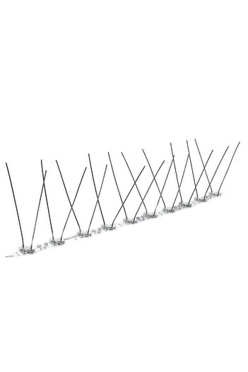 OEM BIRD'S OFF Spiked tape for protection against birds, pigeons, sparrows, starlings, 80 V spikes - 2 meters / set