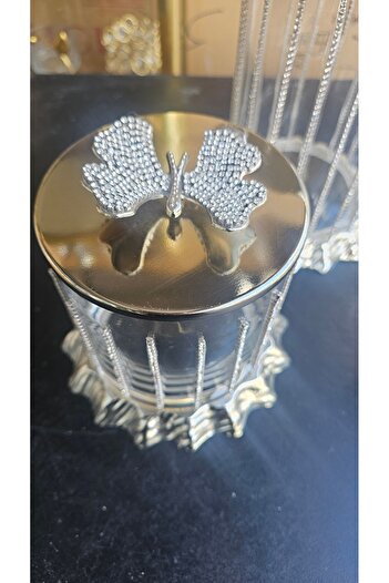 Keopsantique home Butterfly-Shaped Vertical Striped Stone Spice Rack