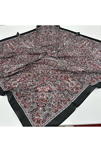MİRAY 120 cm Nevada Cotton Luxury Scarf Byk0901
