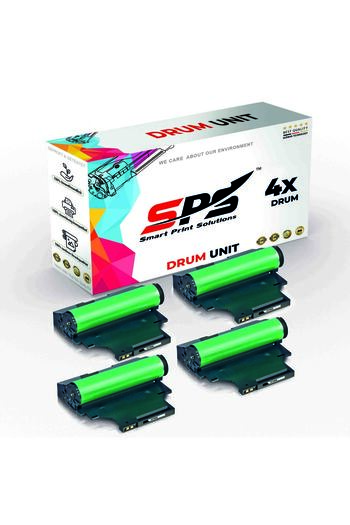 Smart Print Solutions خراطيش طبل متوافقة مع SPS لطابعات سامسونج | CLT-R406 | 4 ألوان سوداء | إنتاجية تصل إلى 16,000 صفحة