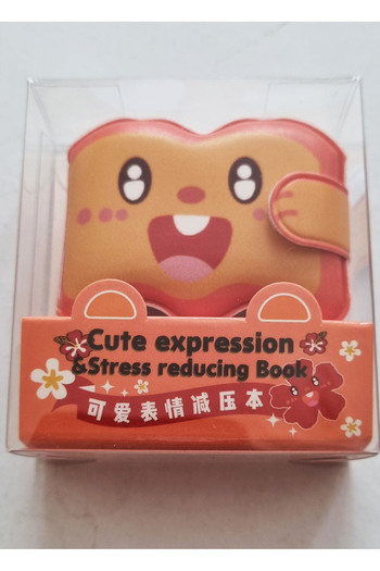 Modellino Mini Fluffy Colorful Velcro Notepad Capibala Labubu Cute Expression 6X6Cm - Color Options Available
