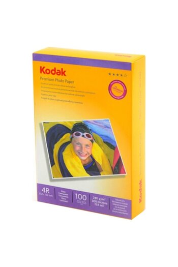 Kodak Pachet 50 coli Hartie Foto Glossy Premium, 10x15 cm, 230g