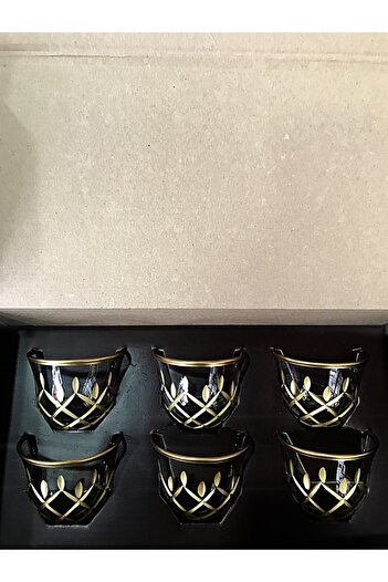DECOSTYLE 6 Pieces Myrrh Glass Serving Cup Zamzam Water Cup N34